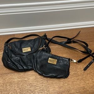 Marc Jacobs leather cross body bags large and small